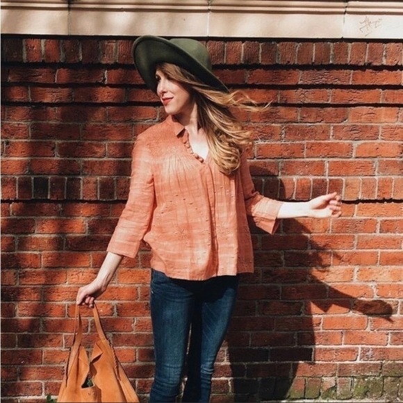 Anthropologie Vanessa Virginia Edisto Dusty Rose
Embroidered Boho Swing Top - Picture 12 of 13